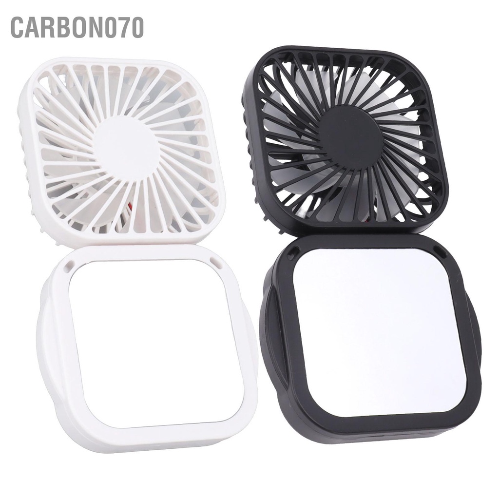 Carbon070 Quạt Di Động Nhẹ Bền Điều Chỉnh 3 Tốc Độ Sạc USB Cho Phòng Ngủ Gia Đình Văn