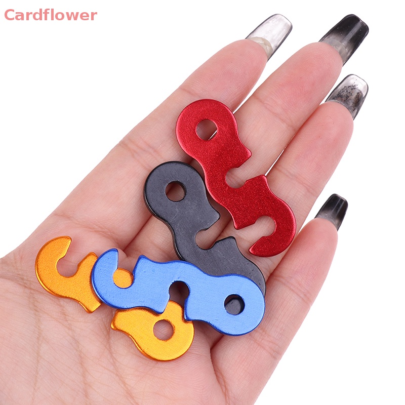 10 Khóa Dây Lều Cắm Trại Hình Chữ S Điều Chỉnh Được Mới