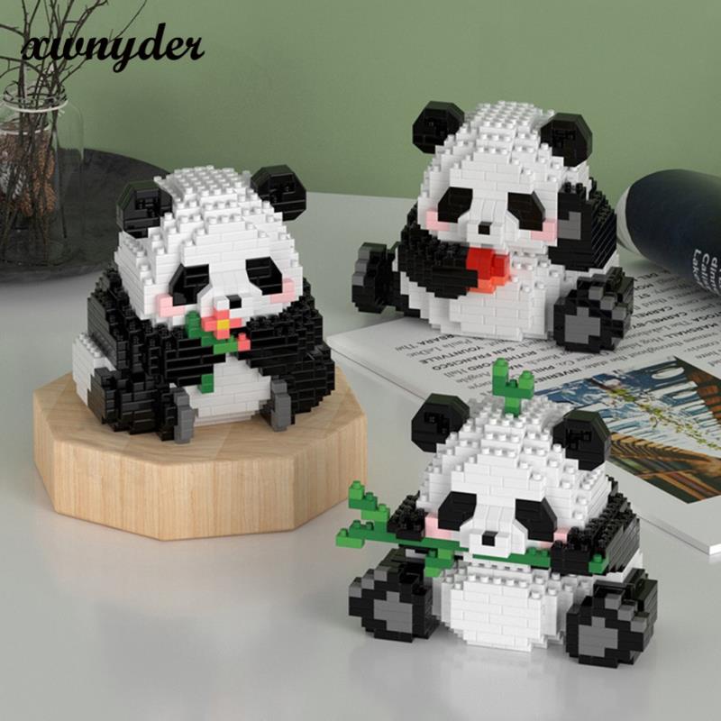 ❤️❤6/3pcs Đồ Chơi Lắp Ráp Mô Hình Hoa Gấu Trúc Cỡ Nhỏ Dễ Thương/ Gấu Trúc Hạt Nhỏ Lắp Ráp/một Bộ Ba Cách Chơigấu Trúc Hạt Nhỏ Lắp Ráp Khối Xây Dựng 3d Đồ Chơi Mô Hình Quà Tặng Cho Trẻ Em Trai Và Cô Gái