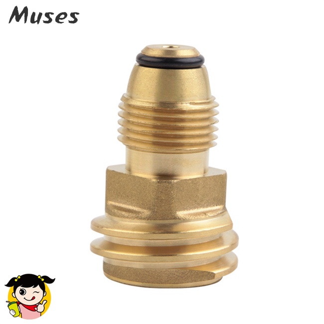 Đầu Nối Chuyển Đổi Bình Ga Propane Bằng Đồng Thau Cứng Chuyên Dụng Cho Cắm Trại Ngoài Trời