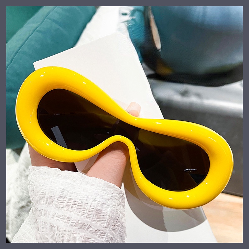 Kính Mát Gọng Vuông Thời Trang Mới Cho Nam Nữ Màu Sắc