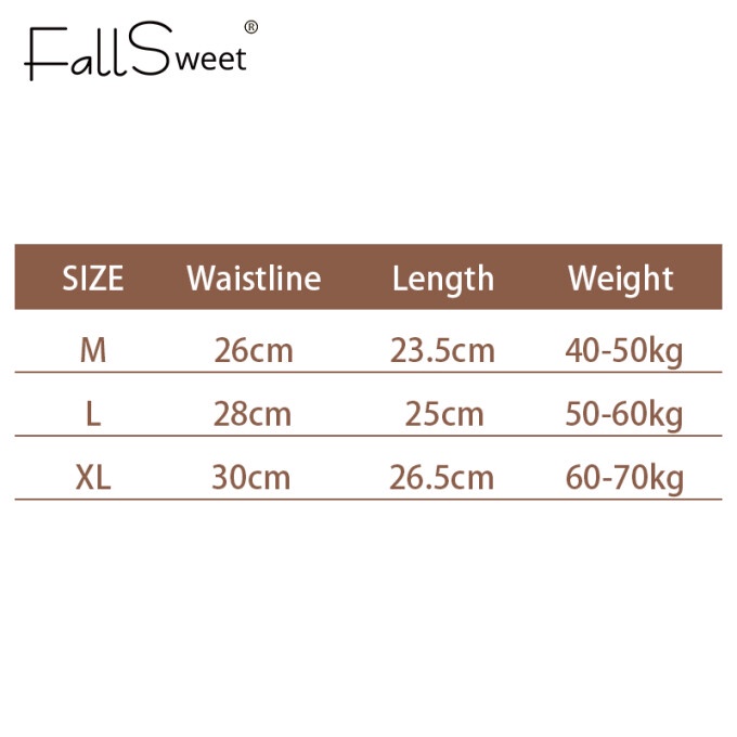 Fallsweet Quần Lót Không Đường May Bằng Lụa Lạnh Thoải Mái Cỡ Vừa 40-60KG Cho Nữ