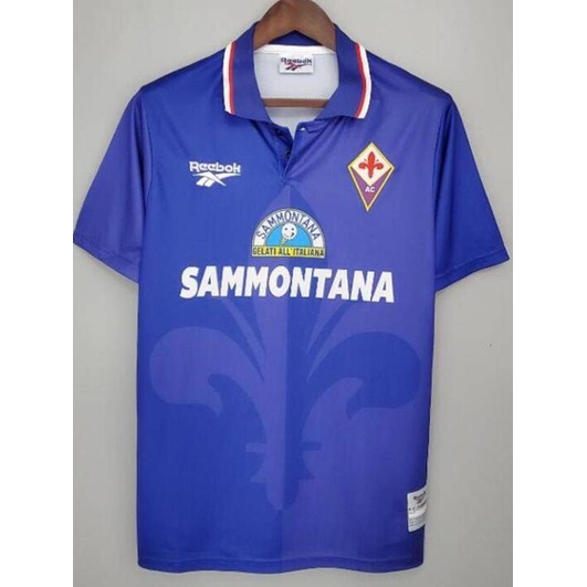 Áo Bóng Đá Phong Cách Fiorentina Cổ Điển 1995-96
