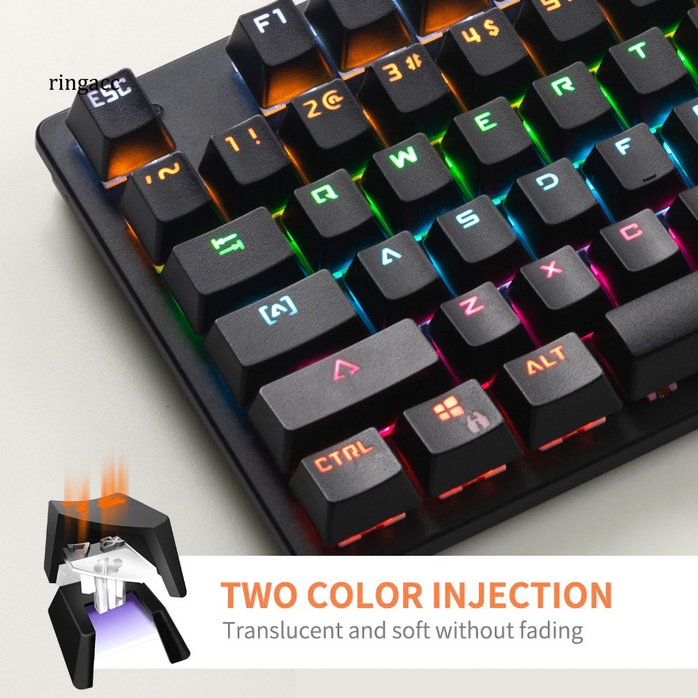 Bàn Phím Cơ Chơi Game RGA K70 Có Đèn LED Nhiều Màu Dành Cho Máy Tính Để Bàn