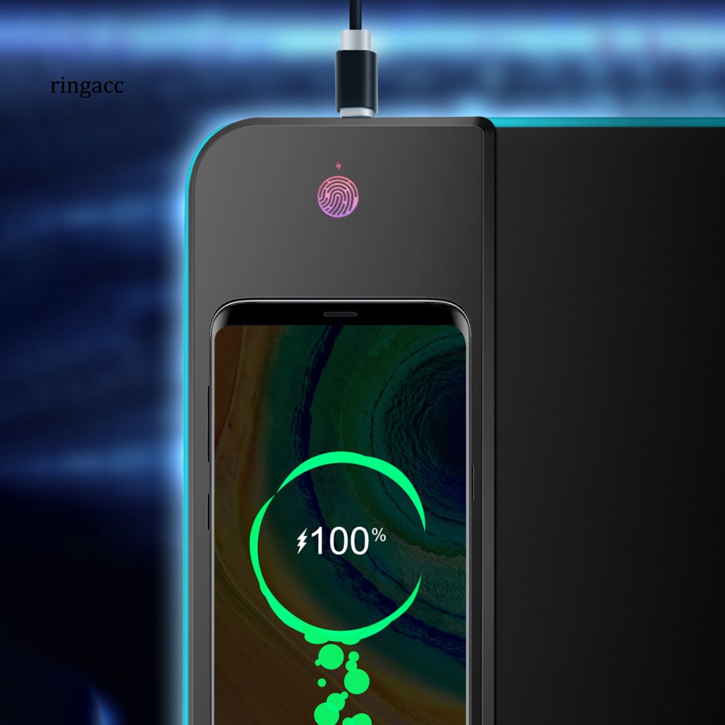 Tấm Lót Chuột RGA 10W RGB Không Dây Chống Thấm Nước Đa Năng Tiện Dụng Cho Văn Phòng