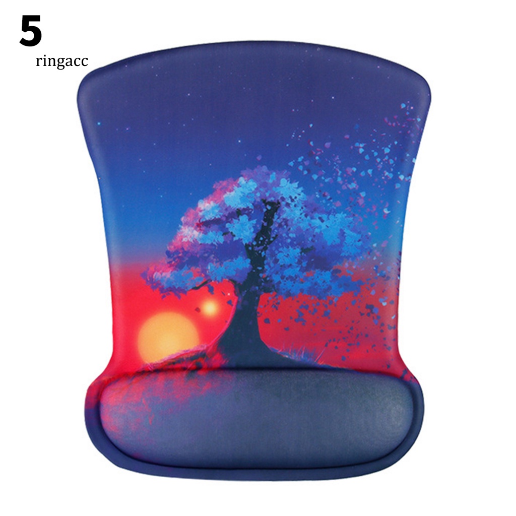 Tấm Lót Chuột Silicone Chống Trượt In Hình Thỏ Cà Rốt Cho Văn Phòng