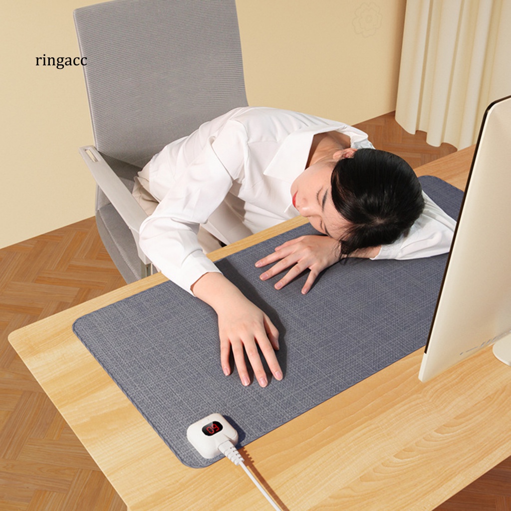 Tấm Lót Chuột Sưởi Ấm Điện Tử 6 Bánh Răng Chống Trượt Thoải Mái Chống Văng Có Thể Điều Chỉnh Nhiệt Độ Kỹ Thuật Số Dành Cho Gia Đình