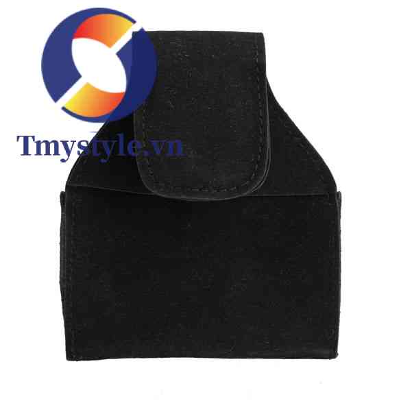 Túi Đựng Phấn Giả Da Màu Đen Kèm Kẹp Giữ Bida Cue LPE7