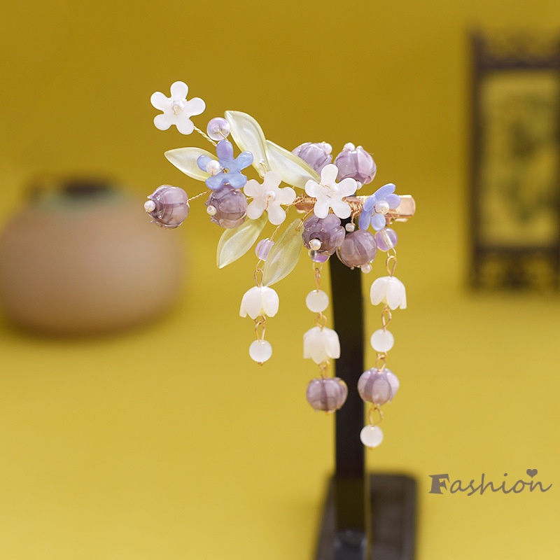 Kẹp Tóc Mỏ Vịt Chống Trượt Phong Cách Trung Hoa Cổ Điển