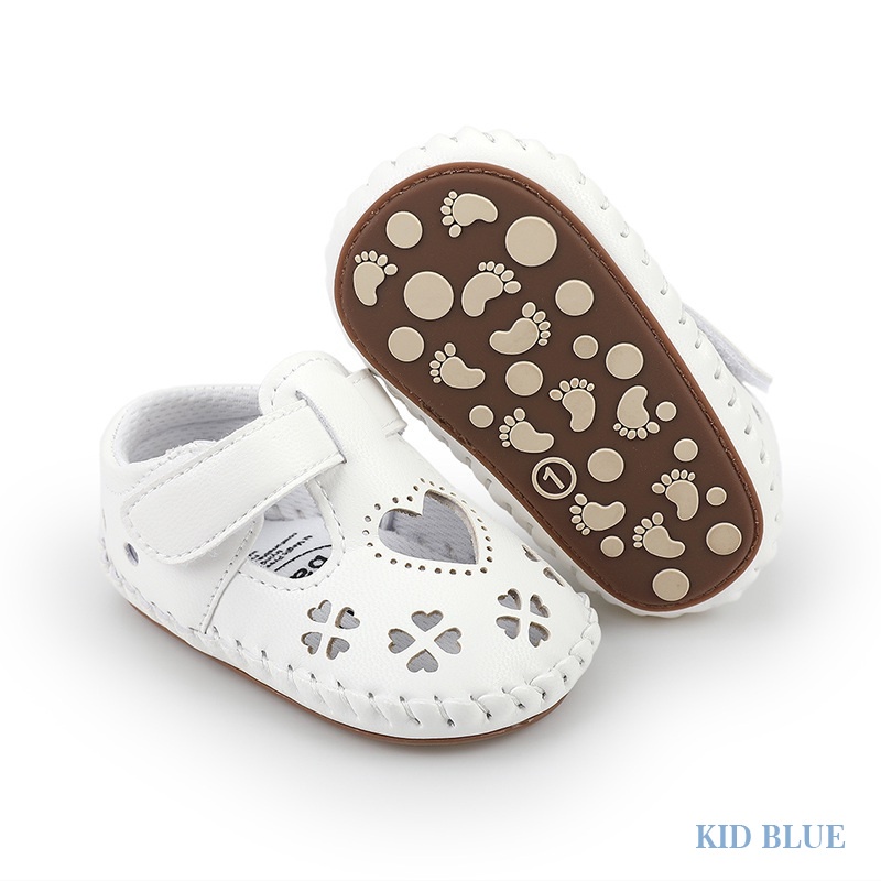 Giày Sandal Đế Mềm Chống Trượt Thoáng Khí Thoải Mái In Họa Tiết Trái Tim Dễ Thương Thời Trang Xuân Hè Cho Bé