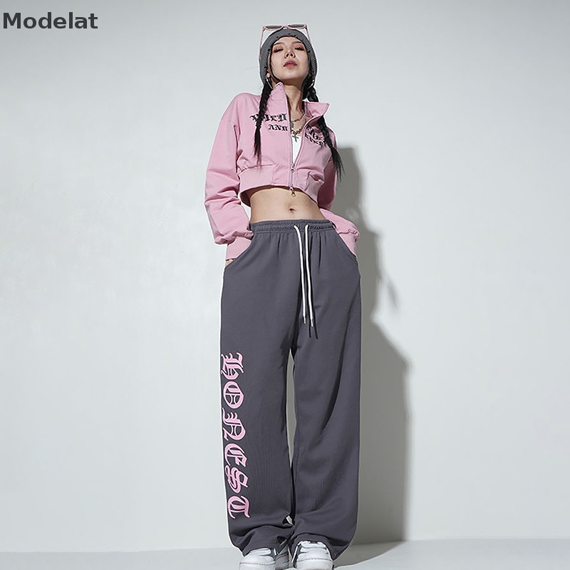 Quần Jogger MFC Dáng Rộng Ống Thẳng Phong Cách Thể Thao Đường Phố Hàn Quốc