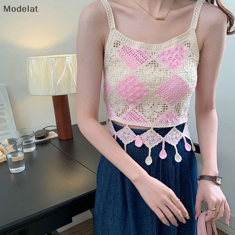 Áo Dệt Kim Sát Nách Phối Tua Rua Thêu Họa Tiết Phong Cách Dân Tộc Thời Trang Mùa Hè Cho Nữ