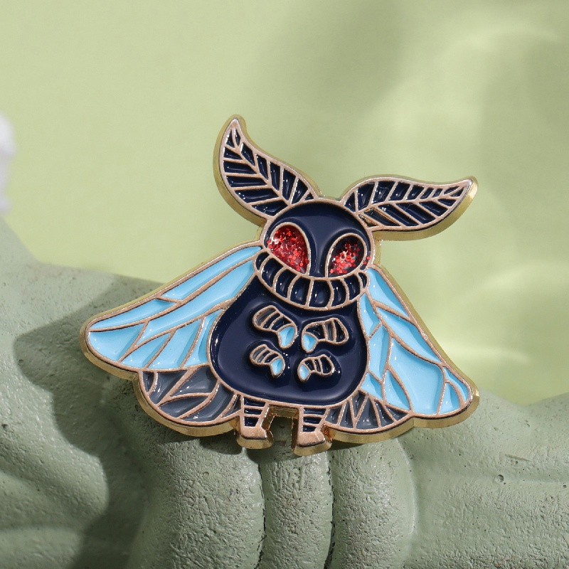 Ghim Cài Ba Lô Hình Côn Trùng Tráng Men Làm Quà Lưu Niệm Cho Bạn Bè