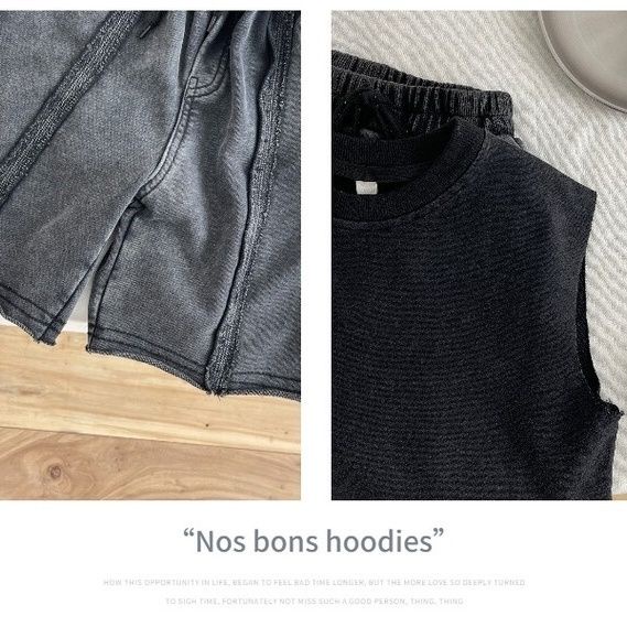 Áo Thun Ba Lỗ Màu Trơn Thoáng Khí Thoải Mái Thời Trang Mùa Hè Cho Bé Trai