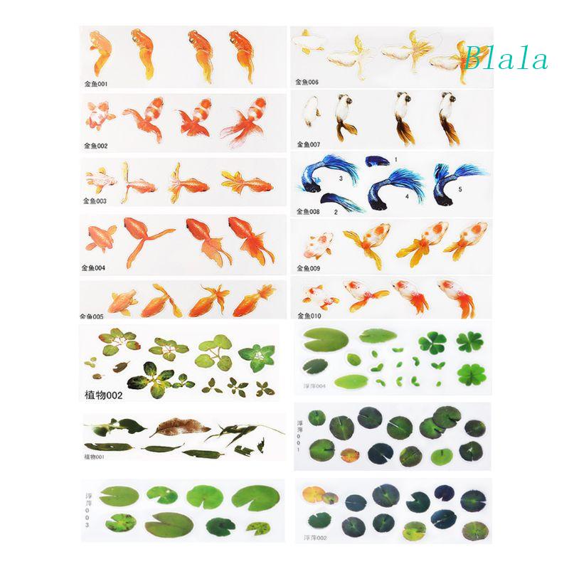 Set 16 Phụ Kiện Làm Trang Sức Hình Cá Vàng 3D