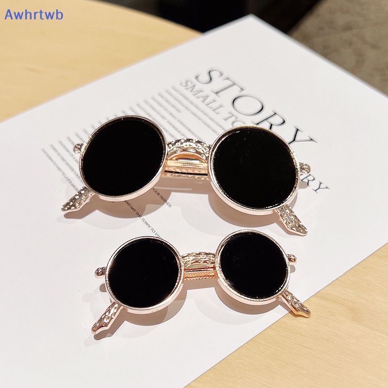 Kẹp Tóc Hình Mắt Kính Bằng Kim Loại Sáng Tạo Cho Nữ Mới