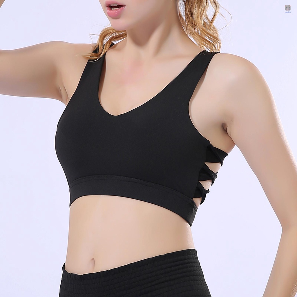 Áo Bra Thể Thao Có Mút Nâng Ngực Chống Sốc Thiết Kế Dễ Thương Cho Nữ