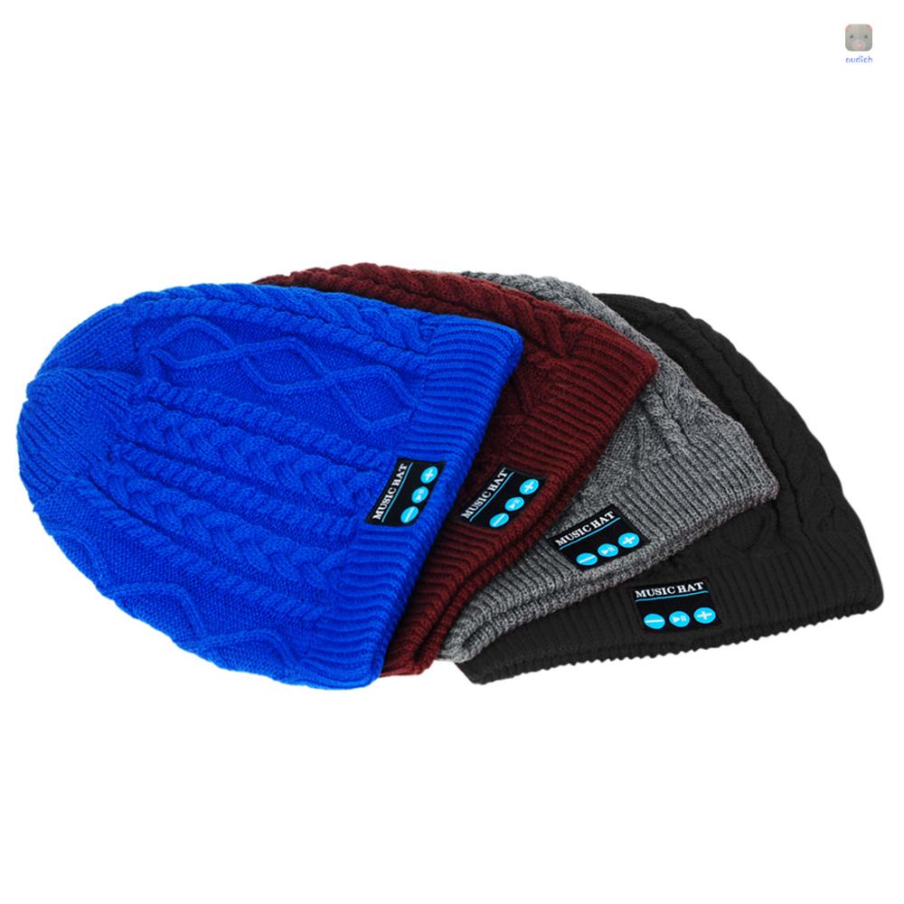 Mũ Dệt Kim MZ019 BT5.0 Có Thể Sạc Lại 200mAh Màu Nâu Dành Cho Người Lớn