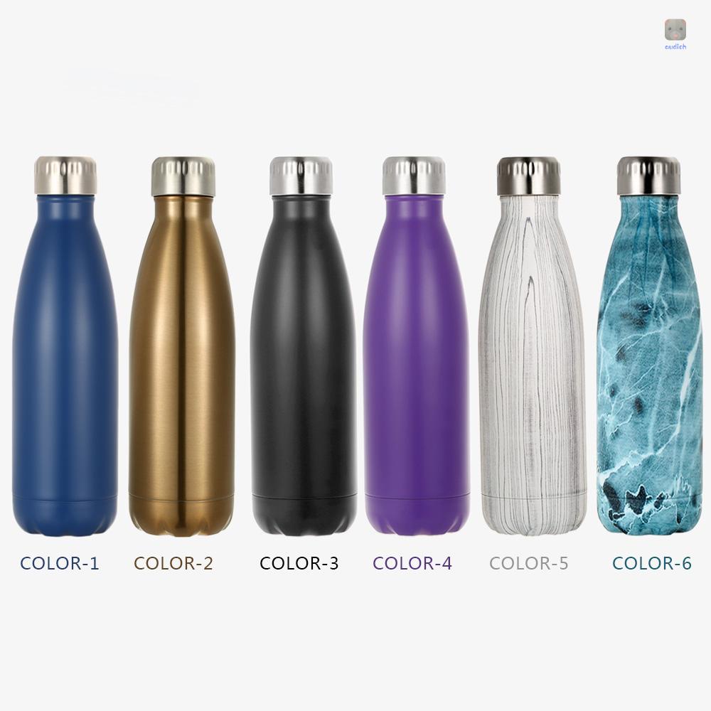 Bình Nước 17oz Bằng Thép Không Gỉ Cách Nhiệt Hai Lớp Chân Không Cho Hoạt Động Thể Thao Ngoài Trời