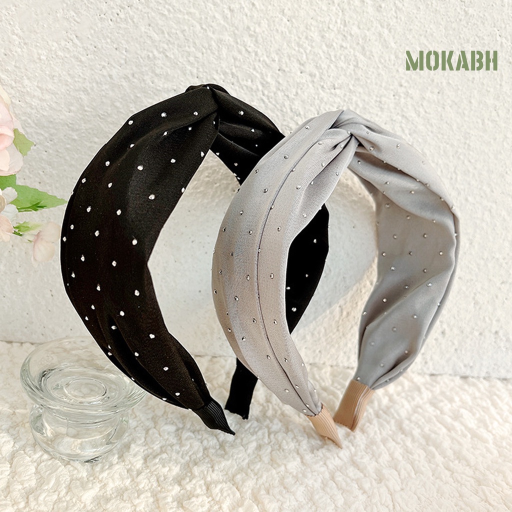 Băng Đô Cài Tóc Đính Đá Màu Sắc Thời Trang Dành Cho Nữ