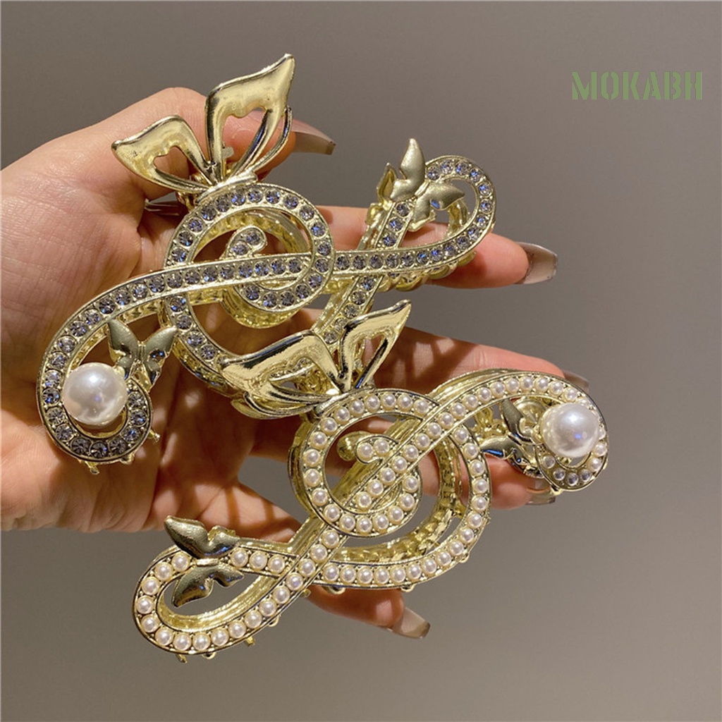 Kẹp Tóc Hình Vảy Cá / Bướm Đính Đá / Ngọc Trai Giả Chống Trượt Tiện Dụng