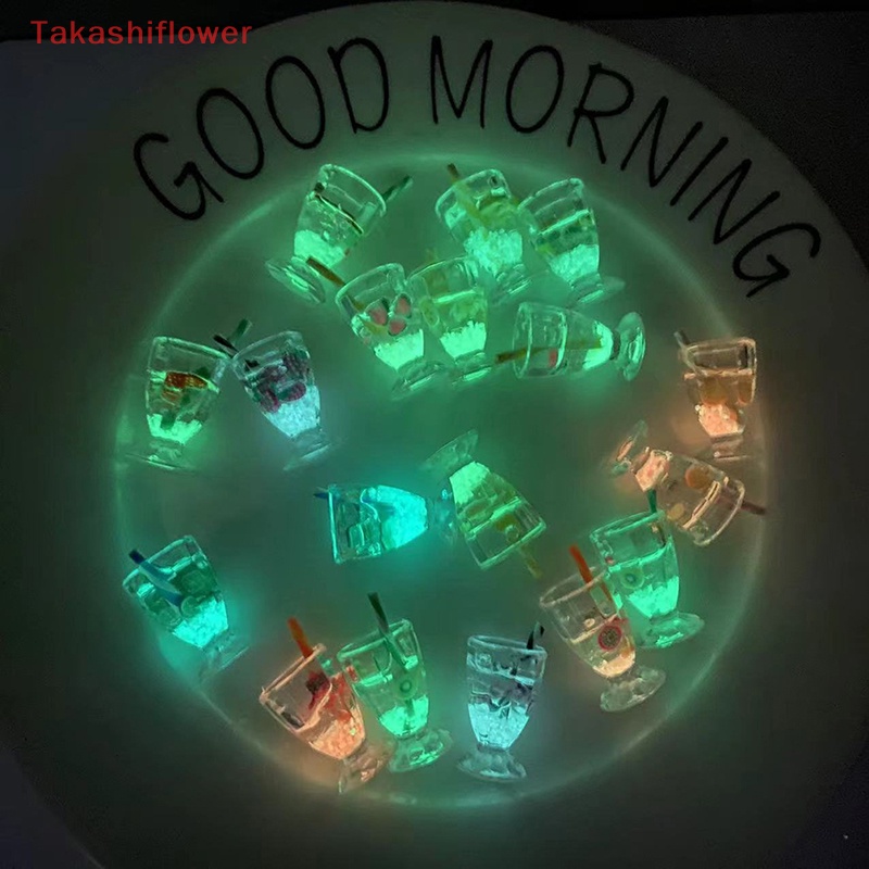 Bộ 10 / 20 Mô Hình Kẹo Mút Mini Bằng Nhựa Phát Quang Độc Đáo