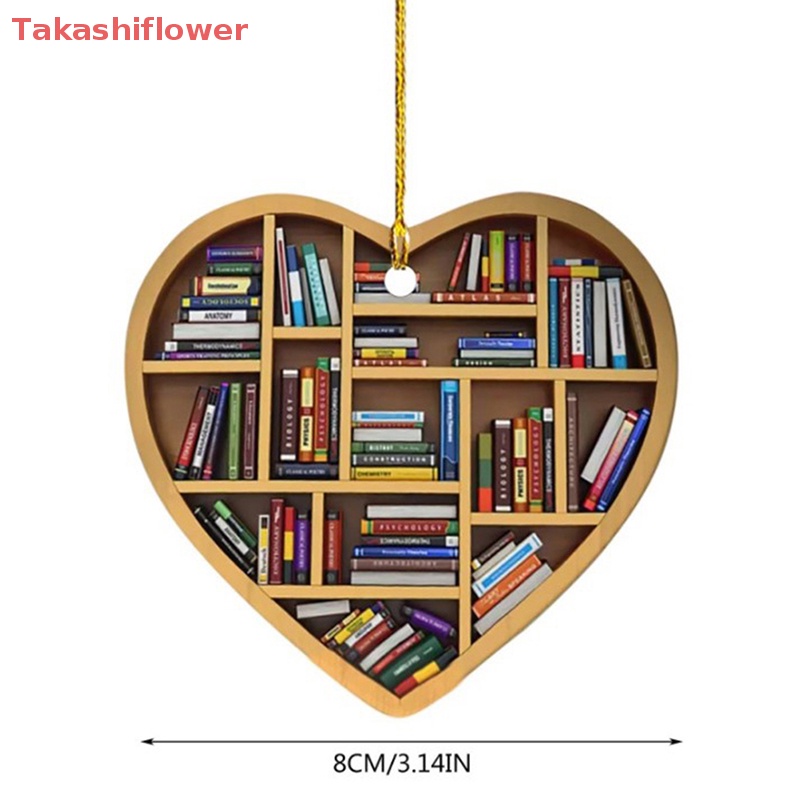 Phụ Kiện Treo Trang Trí Cây Thông Giáng Sinh Hình Trái Tim Bằng Acrylic