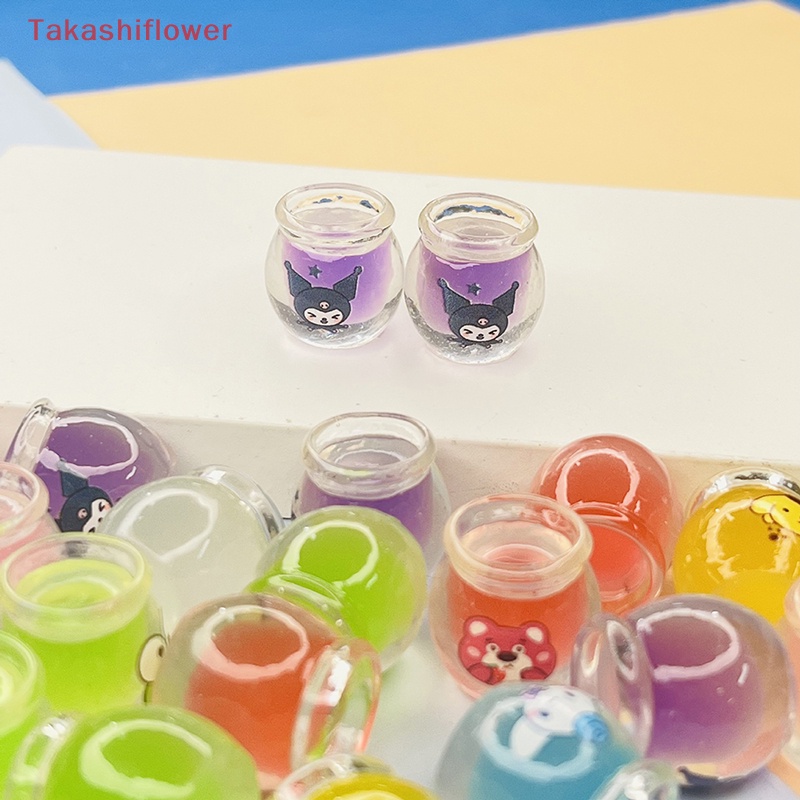 Set 5 Mô Hình Bình Mật Ong Mini Bằng Nhựa Resin Phát Quang Để Bàn Trang Trí Đa Ứng Dụng