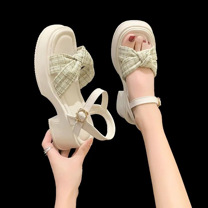 Giày Sandal Mary Jane Đế Dày Size Lớn 52CJ Dành Cho Nữ