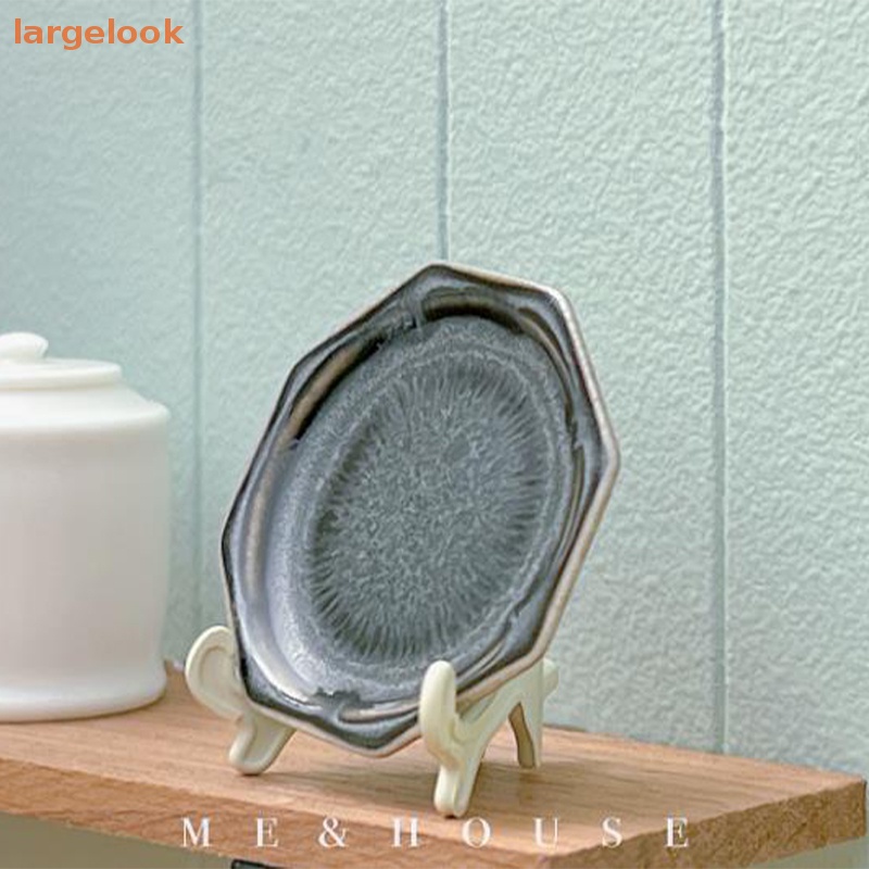 Giá Đỡ Đĩa Trưng Bày Mini Bằng Kim Loại Cho Nhà Búp Bê 1 / 6