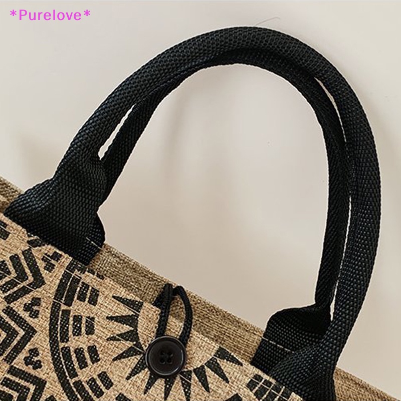 Túi Xách Canvas Tái Sử Dụng Thời Trang Cho Nữ Mới