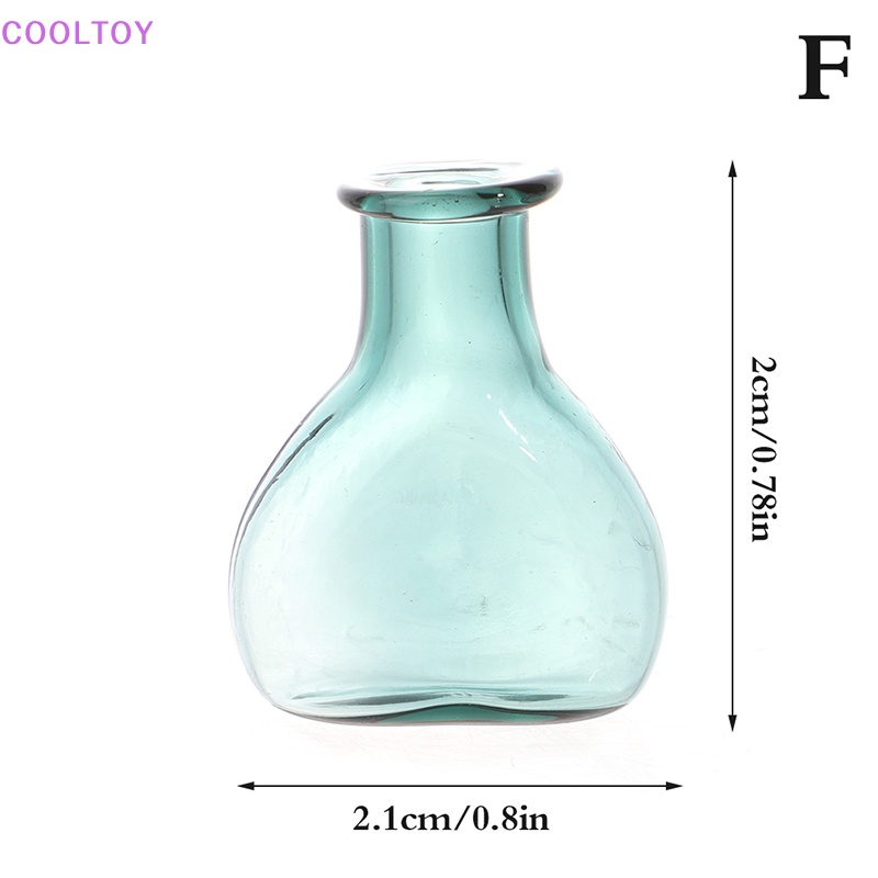 1 Bình Hoa Thủy Tinh Mini Tỉ Lệ 1: 12 Trang Trí Nhà Búp Bê