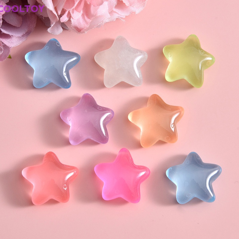 Set 3 Mô Hình Ngôi Sao Mini Bằng Nhựa Resin Dạ Quang Trang Trí Bảng Điều Khiển Xe Hơi / Nhà Cửa /