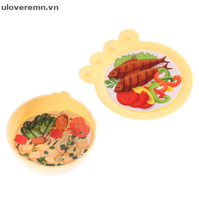 Set 8 Mô Hình Thức Ăn Tỉ Lệ 1 / 6 Trang Trí Nhà Búp Bê