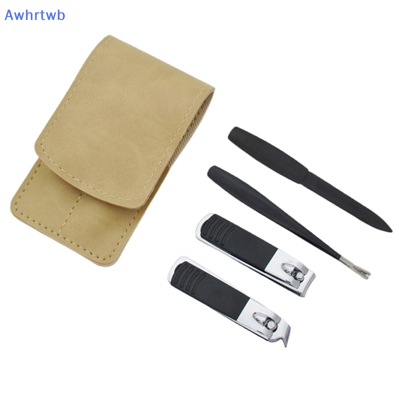 Bộ 4 Dụng Cụ Chăm Sóc Móng Tay Bằng Thép Không Gỉ Mới