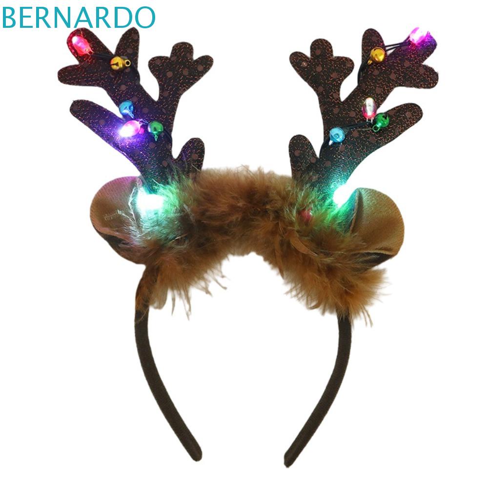 Băng Đô Sừng Tuần Lộc Phát Sáng Dễ Thương Cho Nữ