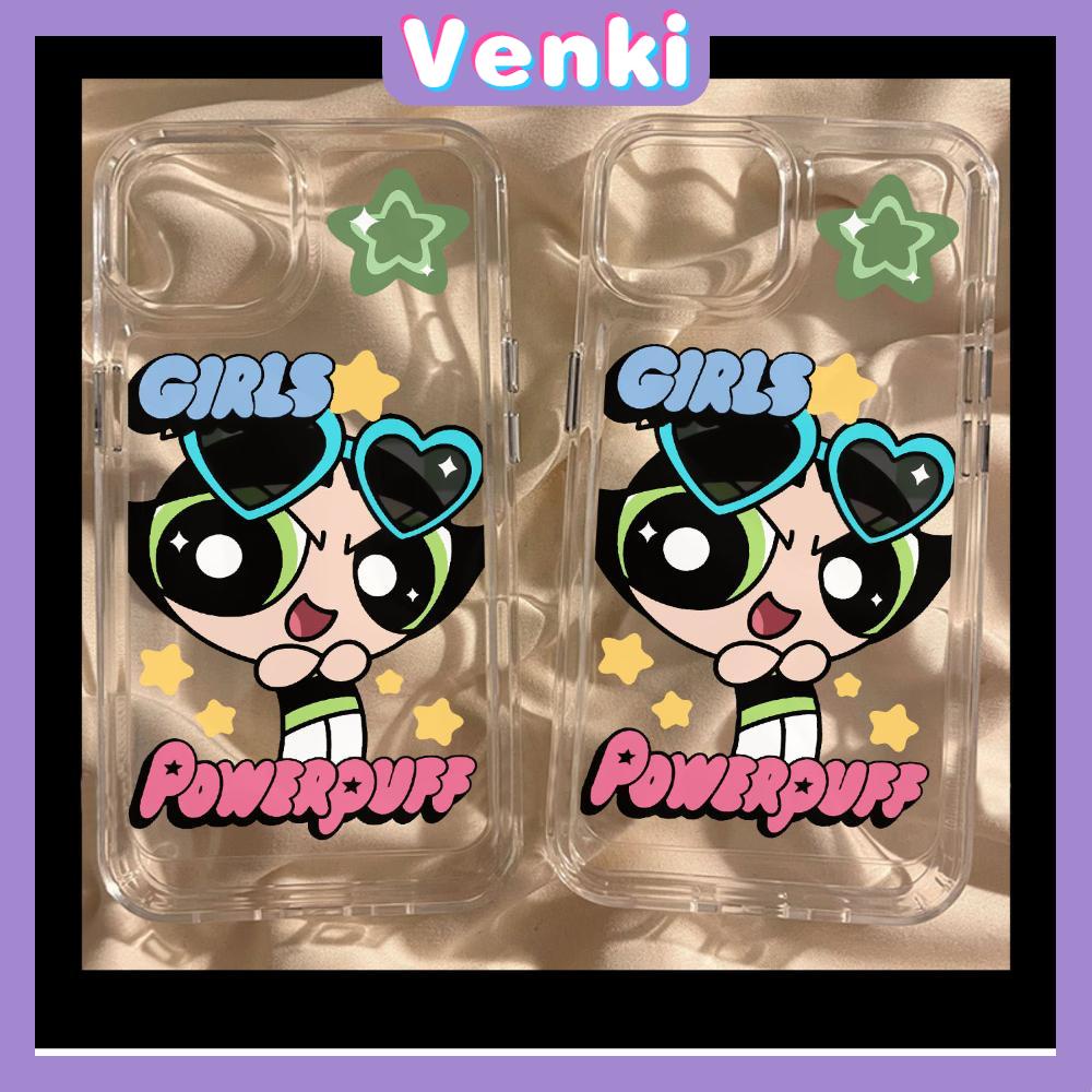 VENKI - For iPhone 11 iPhone Case Clear Big Hole Space Case TPU Soft Case Shockproof Protection Camera Cute Little Girl Compatible with iPhone 14 13 Pro max 12 Pro Max 11 xr xs max