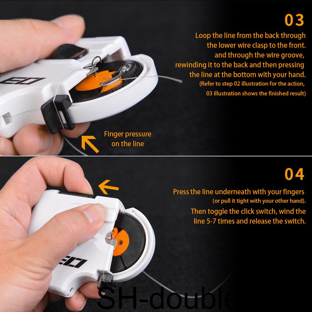 Máy Thắt Nút Dây Câu Cá Tự Động Chạy Điện Tiện Dụng