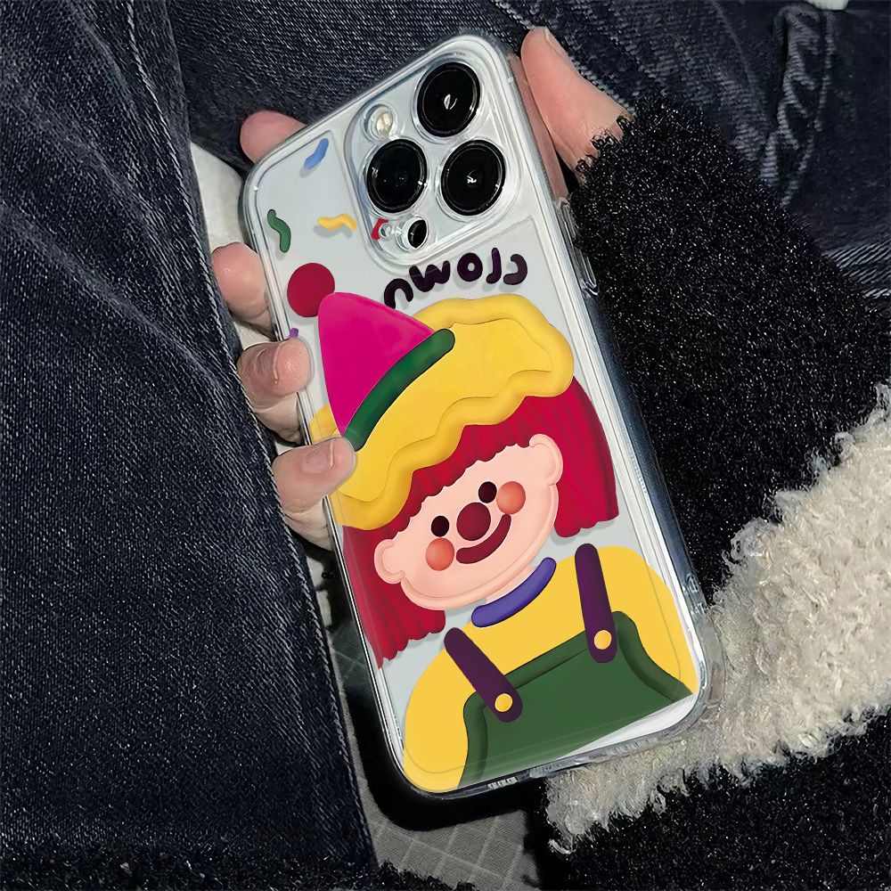 ✅Ốp Điện Thoại Mềm Hình Cô Gái Đơn Giản Chống Sốc Cho Iphone 14Pro + 11 Max 7813I 12 6 Inch