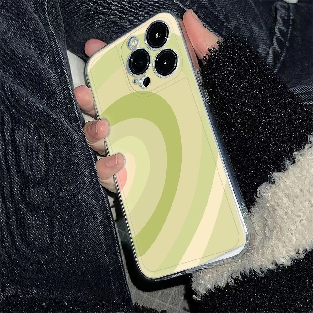 ✅Ốp Điện Thoại Mềm Chống Sốc Họa Tiết Trái Tim Cho iPhone 14pro 7811 12Max6In13 RMNT