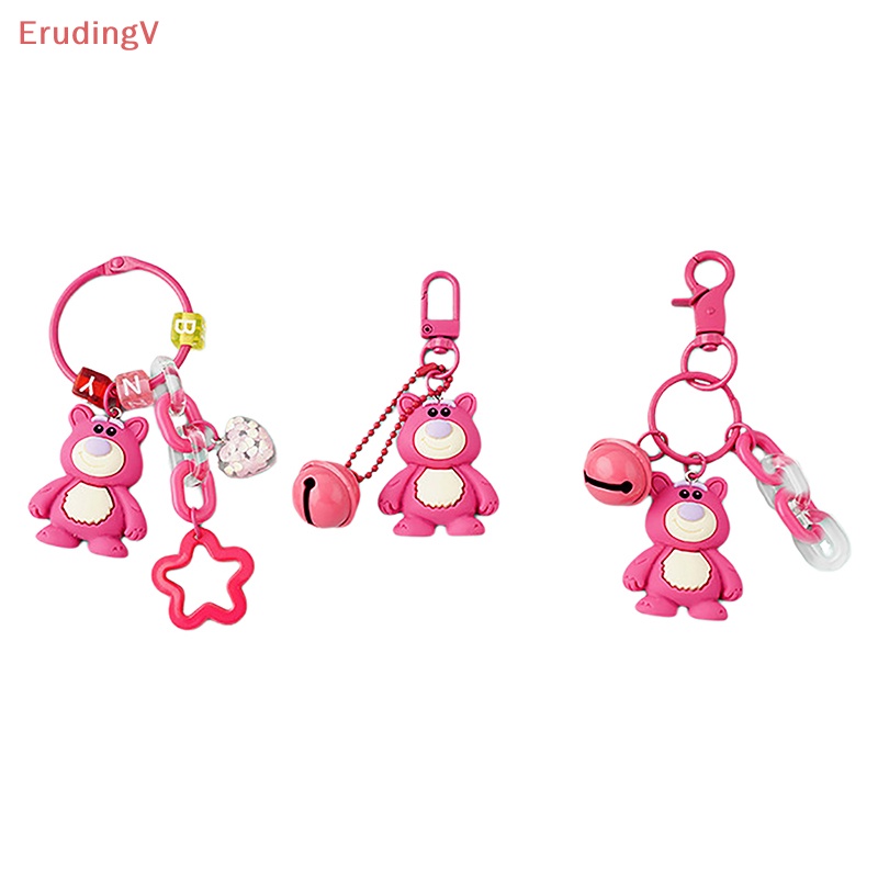 [ErudingV] Móc Khóa Túi Xách Hình Gấu Hồng / Dâu Tây Đáng Yêu Dành Cho Bạn Gái [Mới]