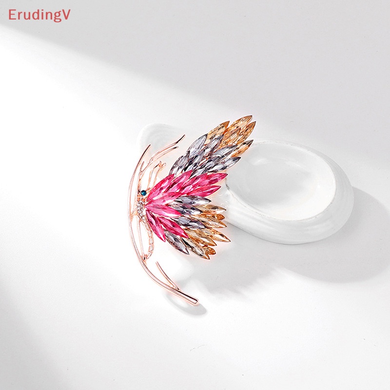 [ErudingV] Ghim Cài Áo Hình Bướm Pha Lê Màu Gradient Cao Cấp Kiểu Pháp Thanh Lịch Dùng Để Trang Trí Áo Khoác Corsage [Mới]