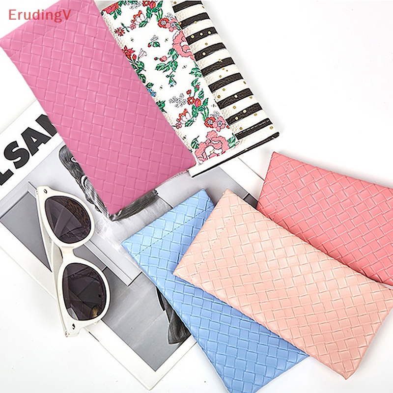 Túi Da PU Đựng Mắt Kính Mở Tự Động Chống Trầy Chống Mòn