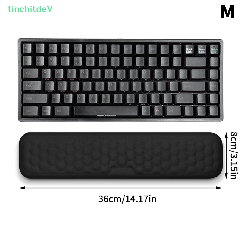 Miếng Lót Chuột &amp; Bàn Phím Bằng Cotton Kết Cấu Massage Bảo Vệ Cổ Tay