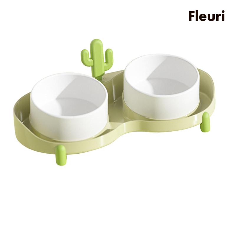 Tô Đựng Thức Ăn Hai Ngăn Dành Cho Thú Cưng Cỡ Nhỏ / Vừa / Lớn