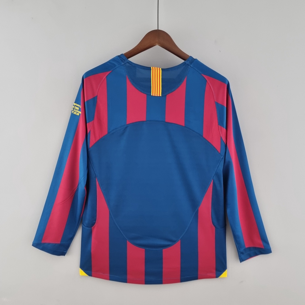 Áo Thun Bóng Đá Đội Tuyển Barcelona 05-06 / 06-07 Phong Cách retro