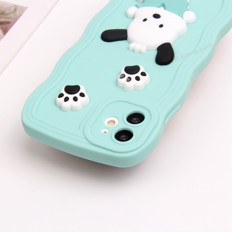 Ốp Điện Thoại Silicon Dẻo Hình Gấu 3D iPhone 11 12 13 14 Pro MAX Plus Mini X XR XS MAX 6 S 7 8 Plus SE 2020 11Pro 12pro 13Pro
