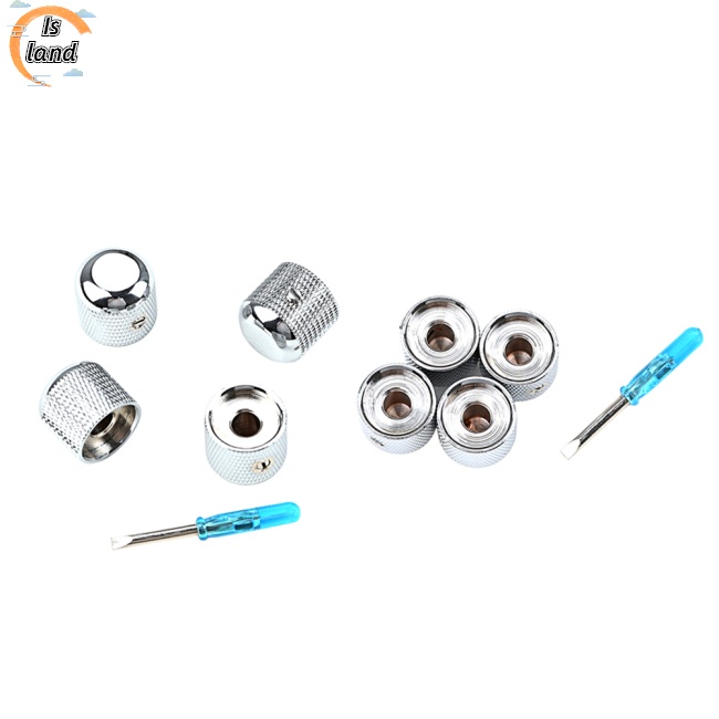 1 Bộ Núm Vặn Điều Khiển Và Tua Vít Cho Đàn Guitar Điện