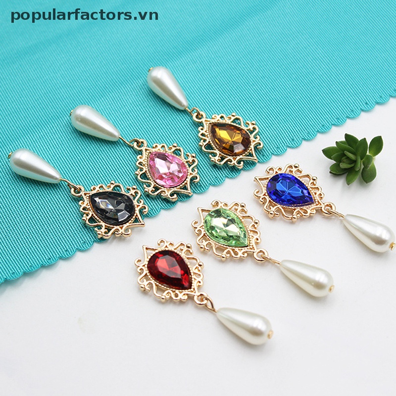 Ghim Cài Áo Hình Bông Hoa / Giọt Nước Bằng Hợp Kim Độc Đáo DIY