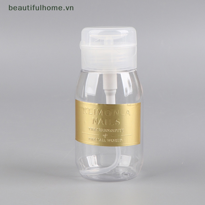 Bình Đựng Dung Dịch Tẩy Sơn Móng Tay Dạng Nhấn Bằng Nhựa